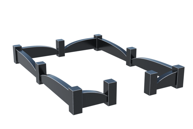 Цоколи на могилу в&nbsp;Барнауле | Цоколь на могилу №0038