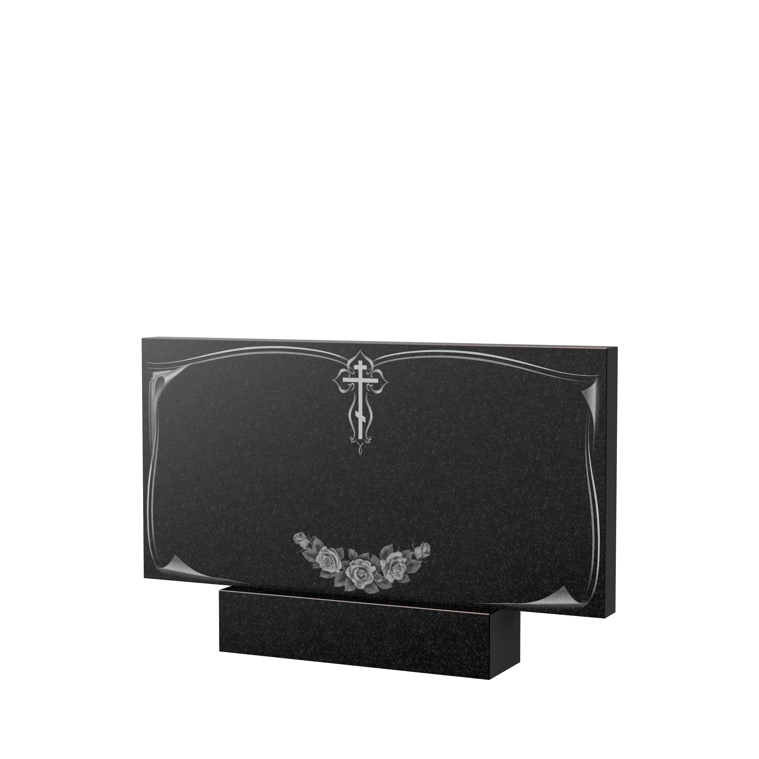 Художественное оформление памятника в&nbsp;Барнауле | Художественное оформление на гранитную стелу, рисунок ГХО-001