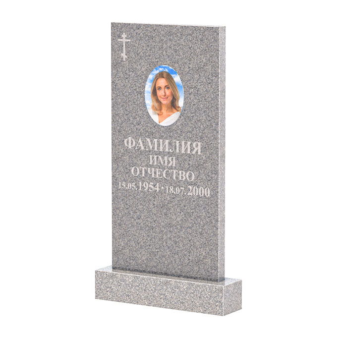 Памятники из цветного гранита в&nbsp;Барнауле | Памятник из Сибирского гранита прямой