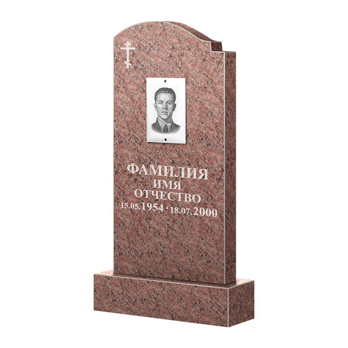 Гранитные памятники в&nbsp;Барнауле | Памятник из гранита Розалия Pink ФГЦ-25
