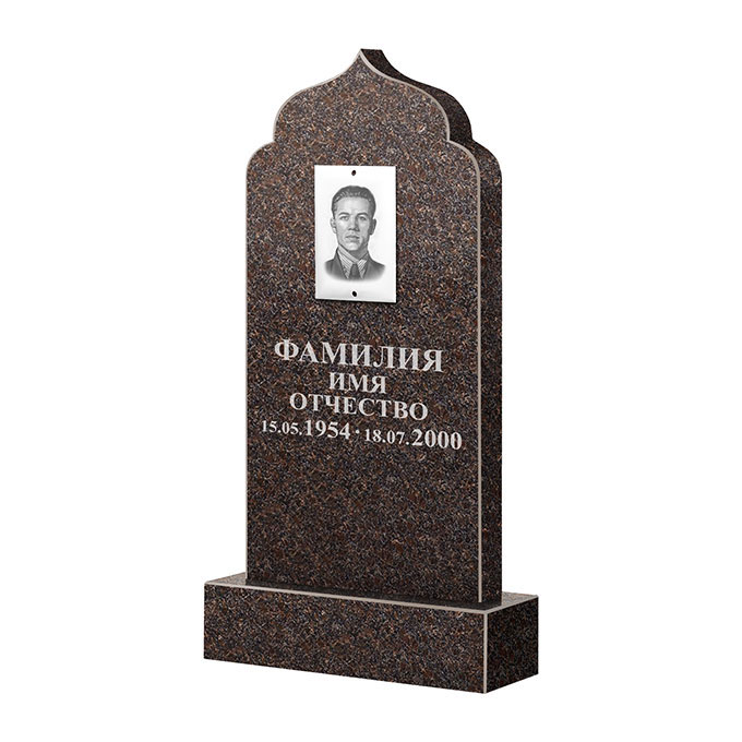 Памятники из цветного гранита в&nbsp;Барнауле | Памятник из гранита Карел Brown ФГЦ-037