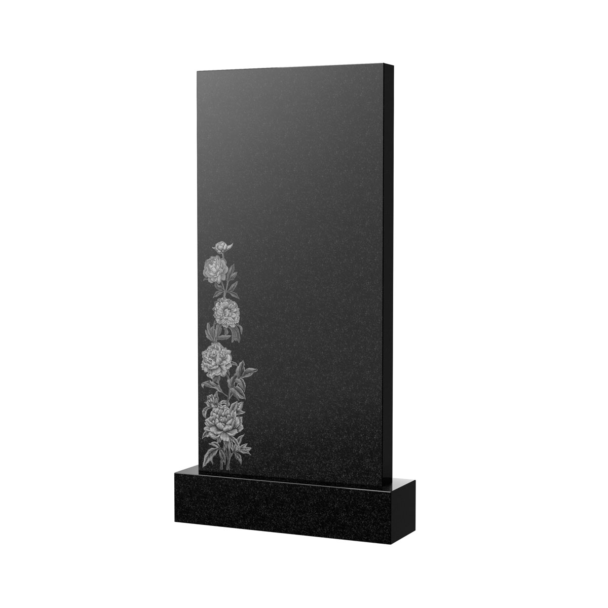 Художественное оформление памятника в&nbsp;Барнауле | Художественное оформление на гранитную стелу, рисунок ВХО-059