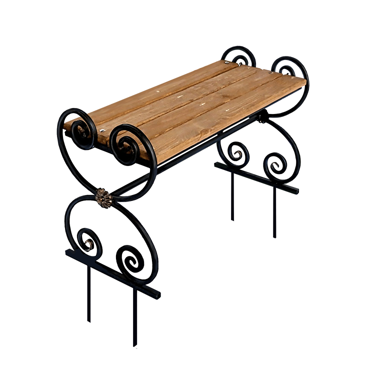 Кованые изделия в&nbsp;Барнауле | Кованая скамейка СТ.001