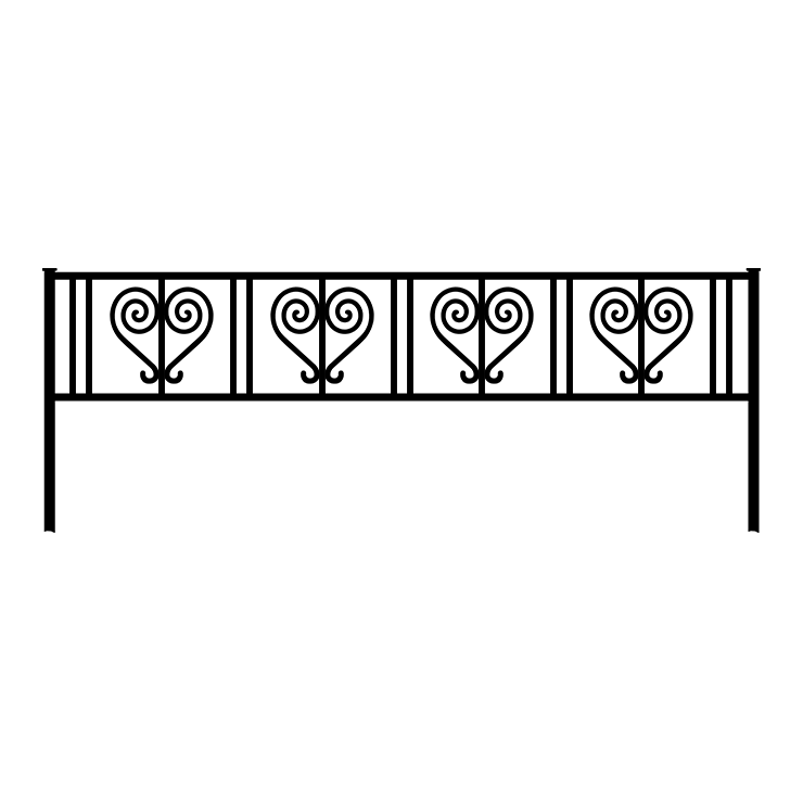 Кованые изделия в&nbsp;Барнауле | Кованая оградка ОГ.005