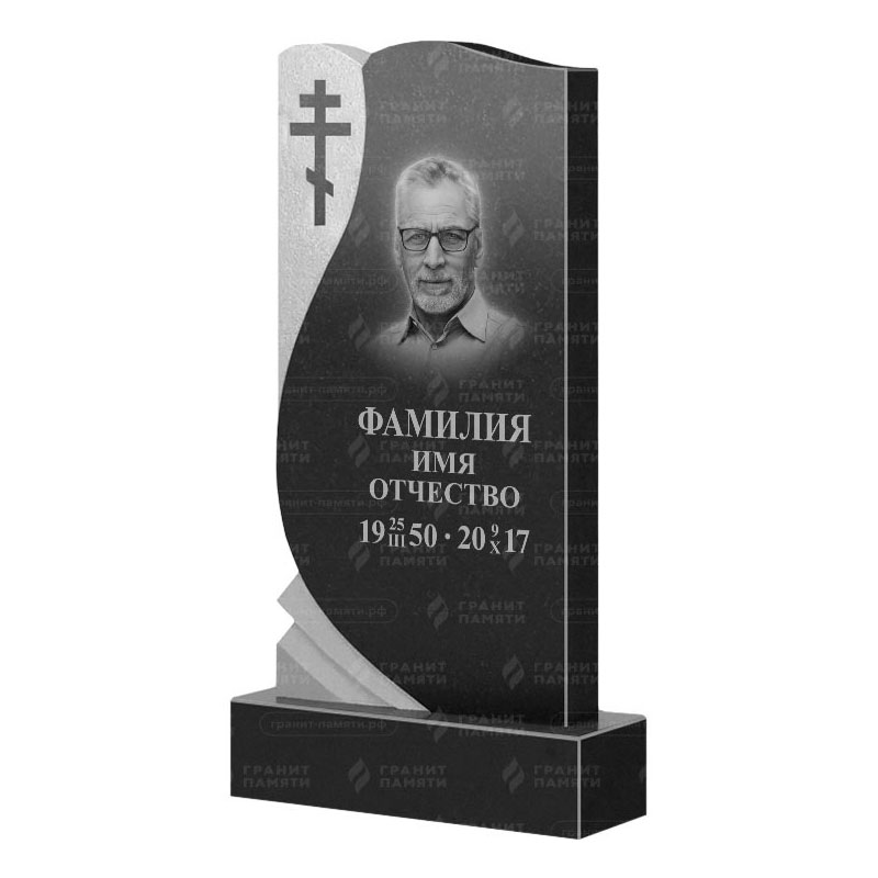 Памятники из гранита вертикальные в&nbsp;Барнауле | Гранитный памятник ФГ-169