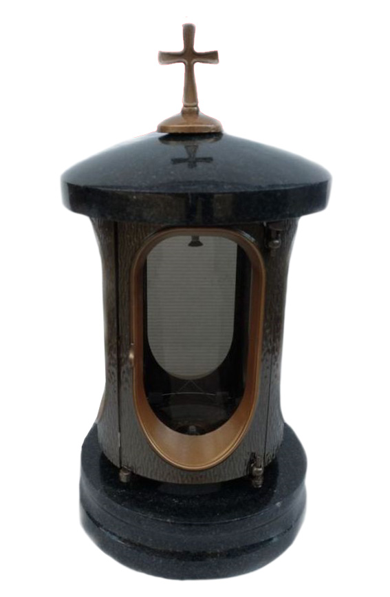 Лампадки из камня на могилу в&nbsp;Барнауле | Лампадка из гранита Габбро