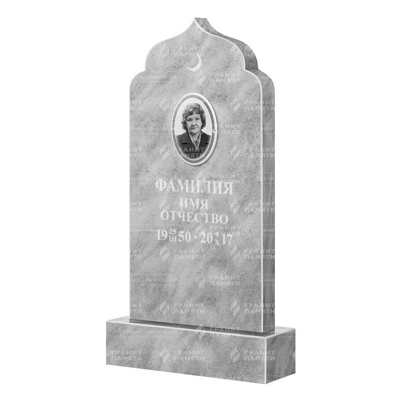 Бюджетные памятники в&nbsp;Барнауле | Мраморный памятник ФМ-037