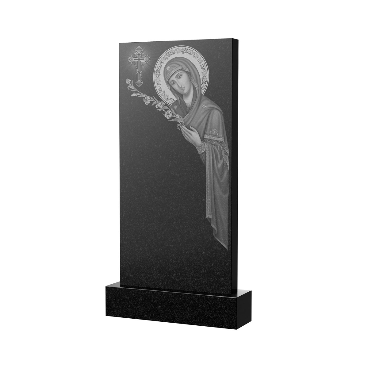 Художественное оформление памятника в&nbsp;Барнауле | Художественное оформление на гранитную стелу, рисунок ВХО-035