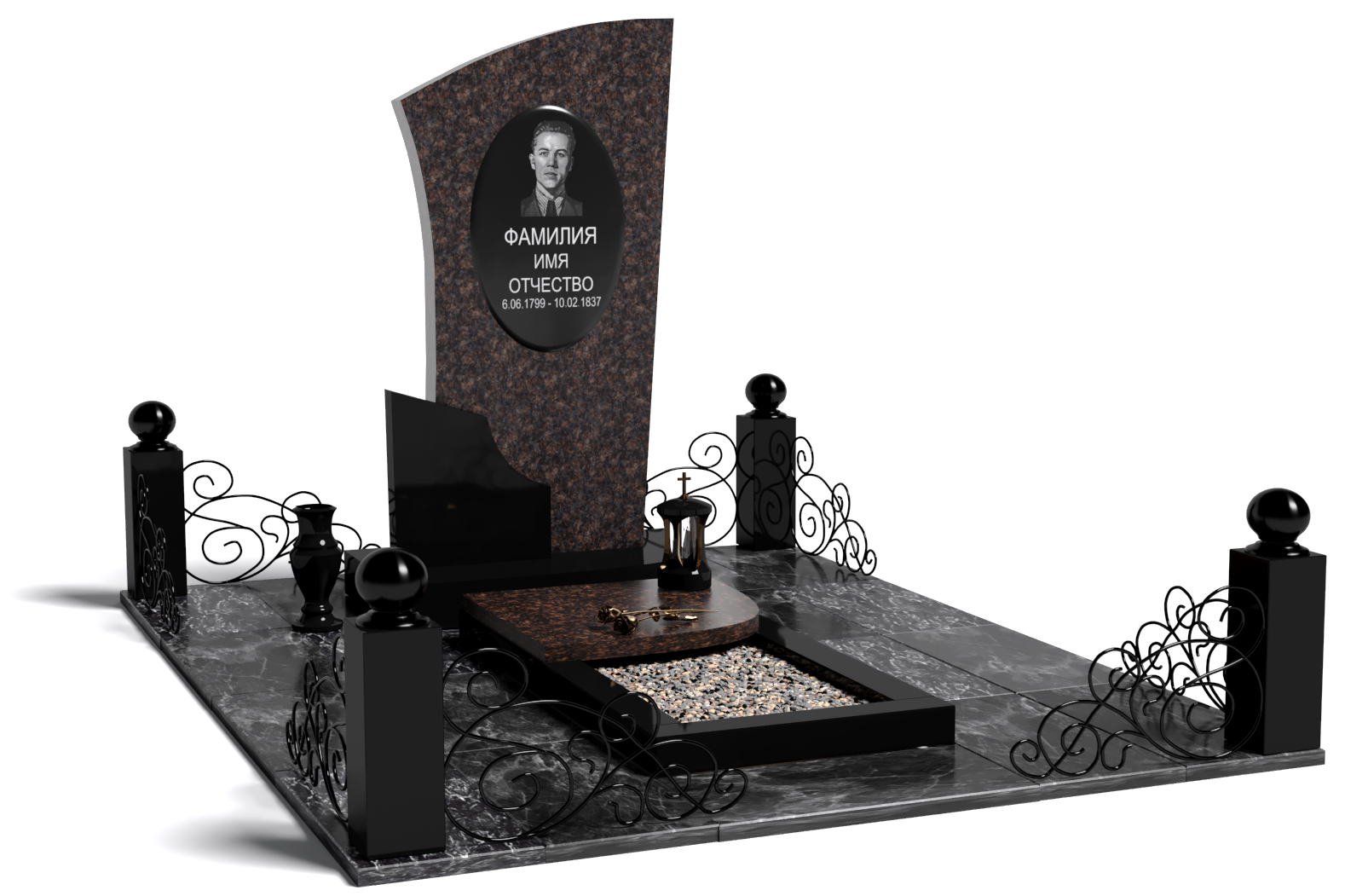 Одинарные мемориальные комплексы в&nbsp;Барнауле | Мемориальный комплекс №12