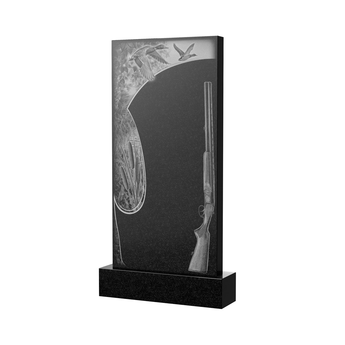 Художественное оформление памятника в&nbsp;Барнауле | Художественное оформление на гранитную стелу, рисунок ВХО-052