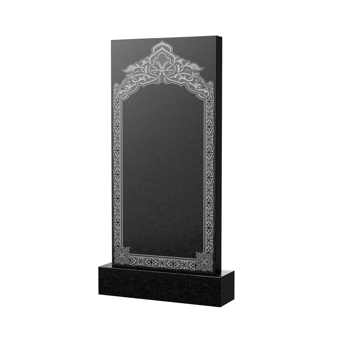 Художественное оформление памятника в&nbsp;Барнауле | Художественное оформление на гранитную стелу, рисунок ВХО-044