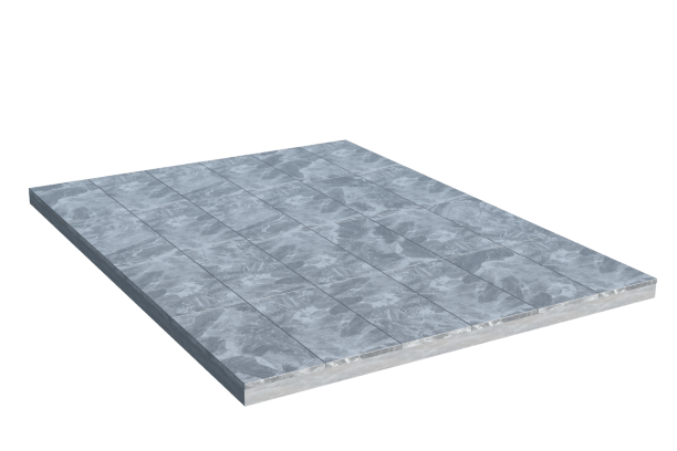 Площадки на могилу в&nbsp;Барнауле | Площадка с мраморной облицовкой