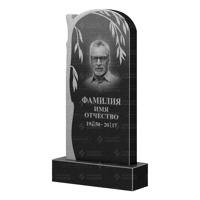 Памятники из гранита с деревом в&nbsp;Барнауле | Гранитный памятник ФГ-090