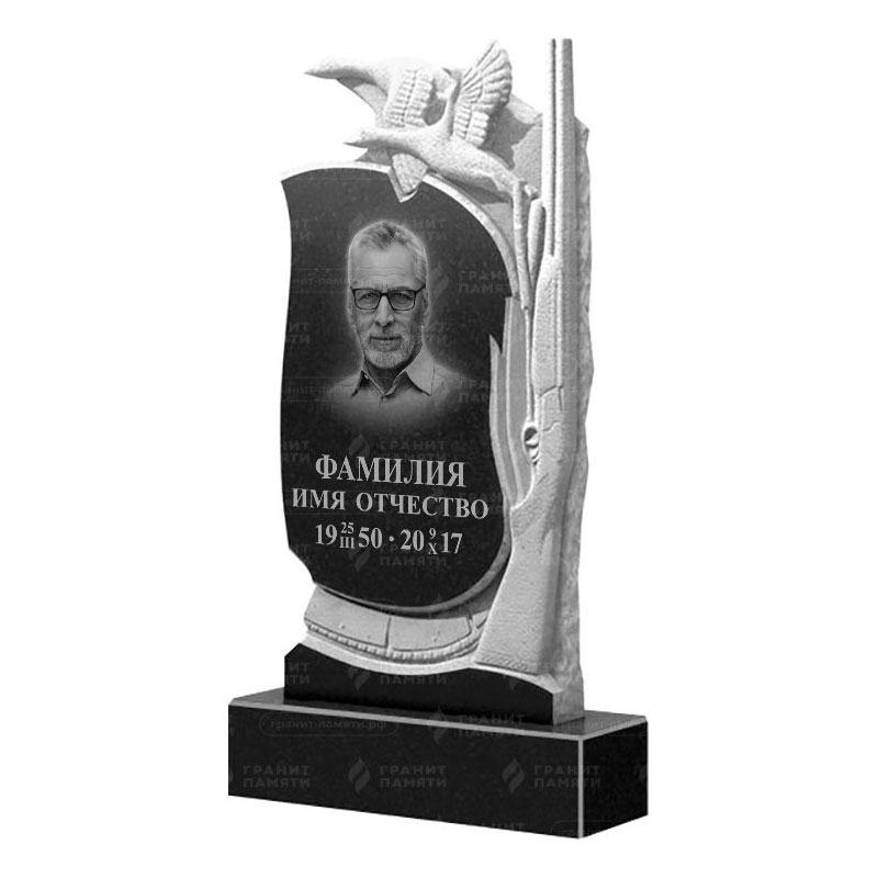 Памятники из гранита резные в&nbsp;Барнауле | Гранитный памятник ФГ-122