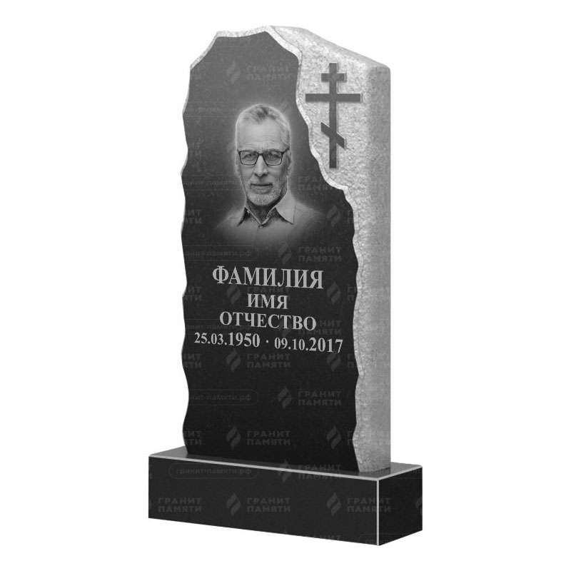 Памятники из гранита с обколом, скалы в&nbsp;Барнауле | Гранитный памятник ФГ-231