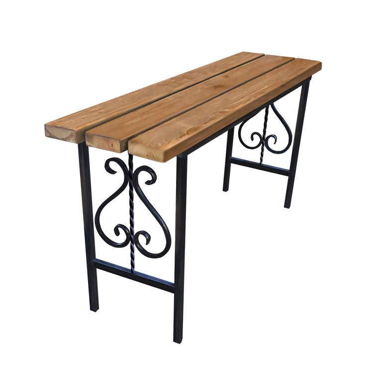 Кованые изделия в&nbsp;Барнауле | Кованая скамейка СТ.003