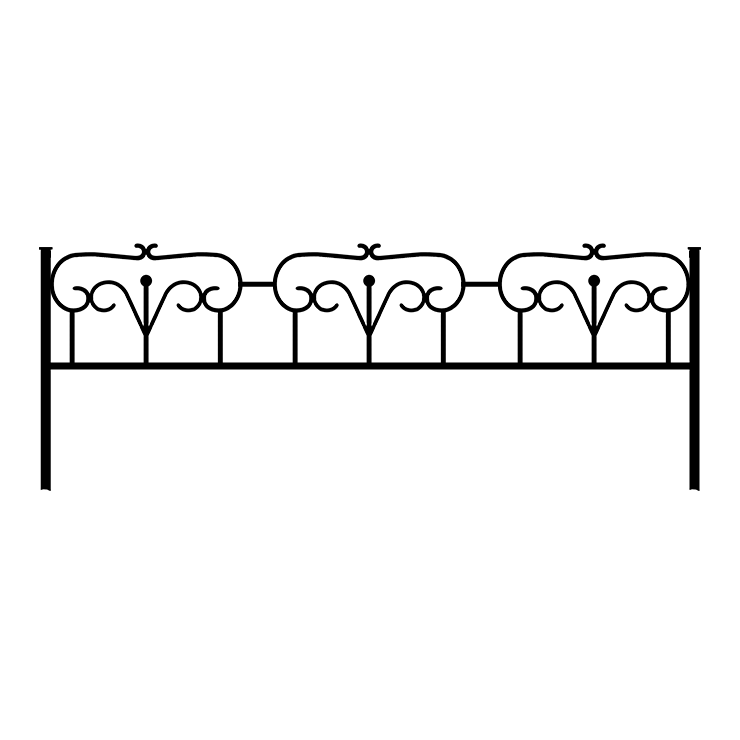 Металлические оградки, столы, скамейки в&nbsp;Барнауле | Оградка №2