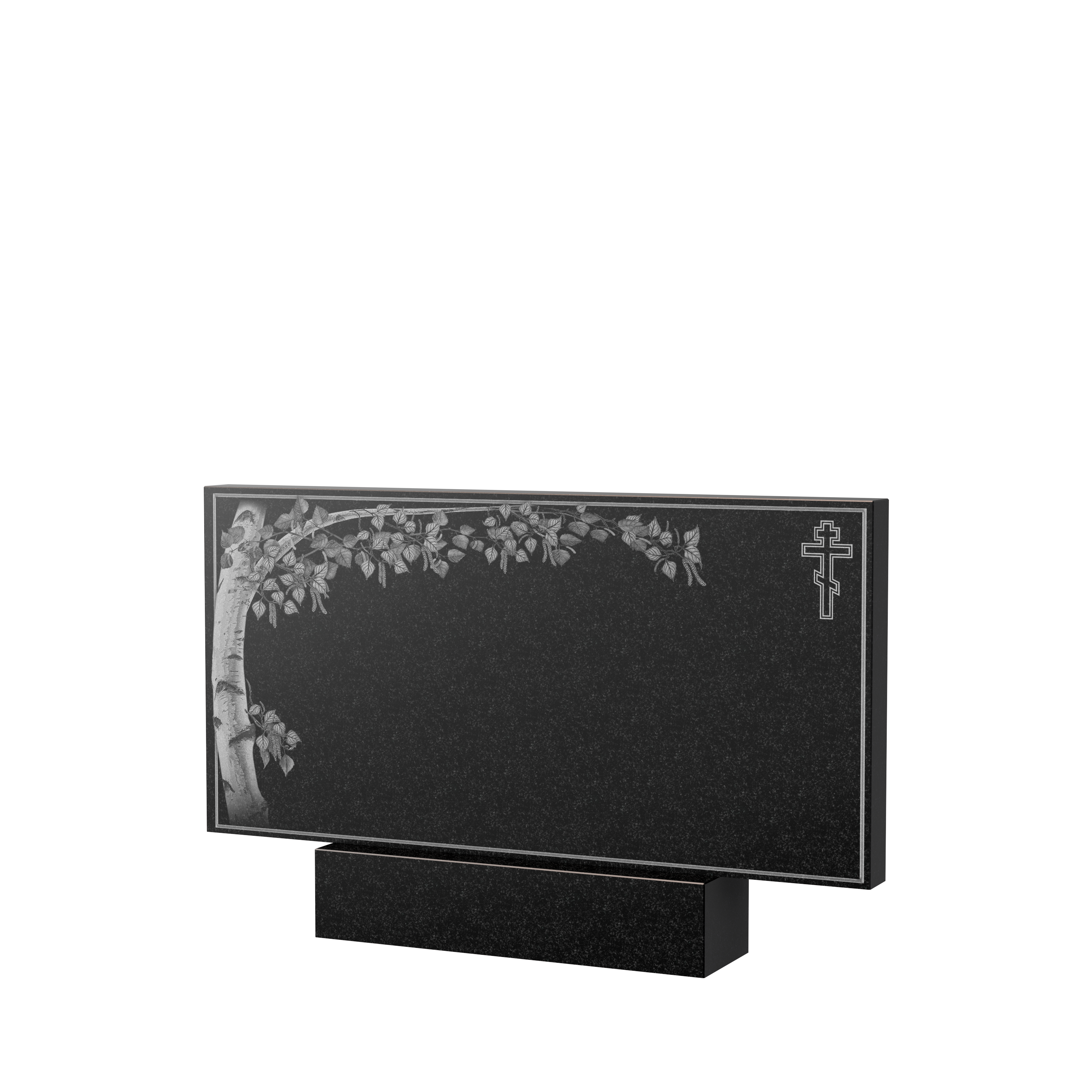 Художественное оформление памятника в&nbsp;Барнауле | Художественное оформление на гранитную стелу, рисунок ГХО-005