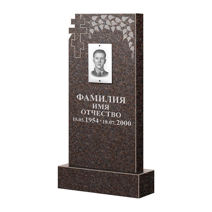 Гранитные памятники в&nbsp;Барнауле | Памятник из гранита Карел Brown ФГЦ-202