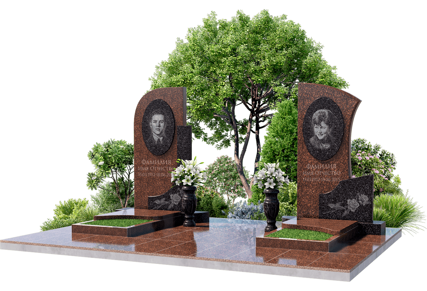 Уход и озеленение мест захоронений в Барнауле