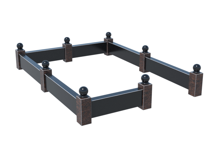 Цоколи на могилу в&nbsp;Барнауле | Цоколь на могилу №0035