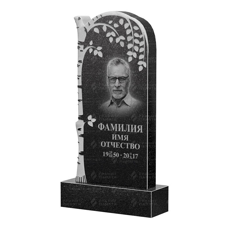 Памятники из гранита с деревом в&nbsp;Барнауле | Гранитный памятник ФГ-091