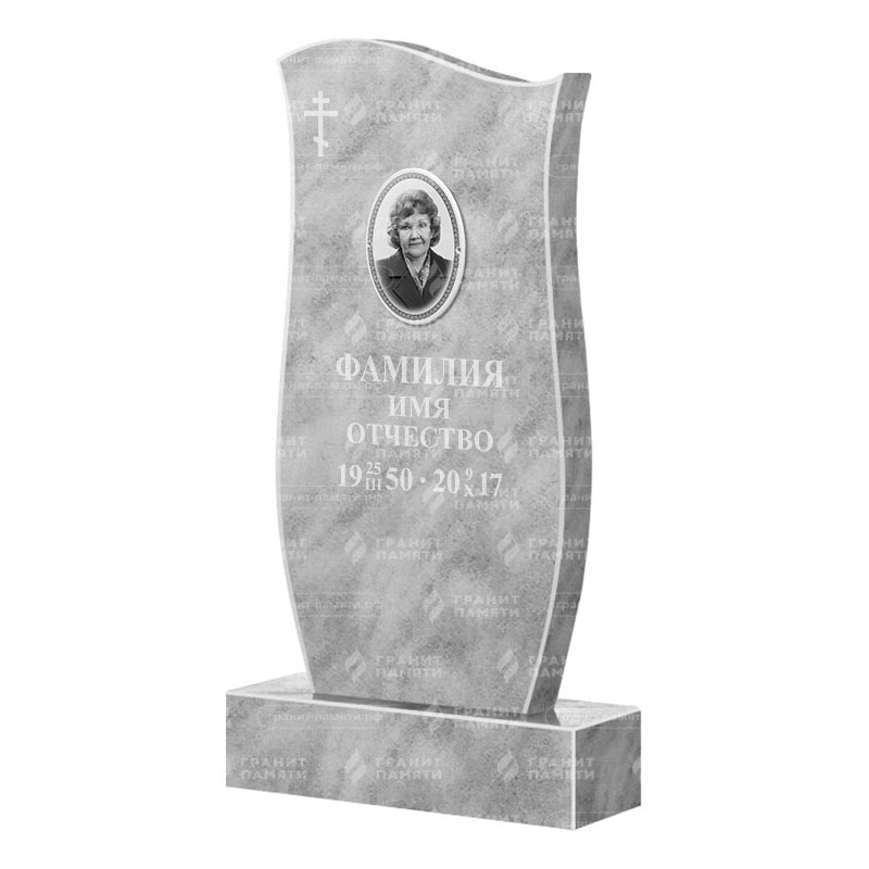 Бюджетные памятники в&nbsp;Барнауле | Мраморный памятник ФМ-033