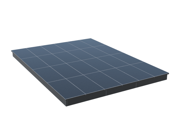 Площадки на могилу в&nbsp;Барнауле | Площадка с вертикальной (10 см) облицовкой гранитом Габбро