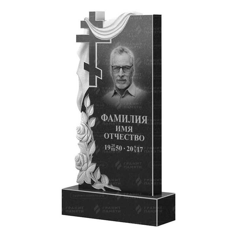 Памятники из гранита вертикальные в&nbsp;Барнауле | Гранитный памятник ФГ-189
