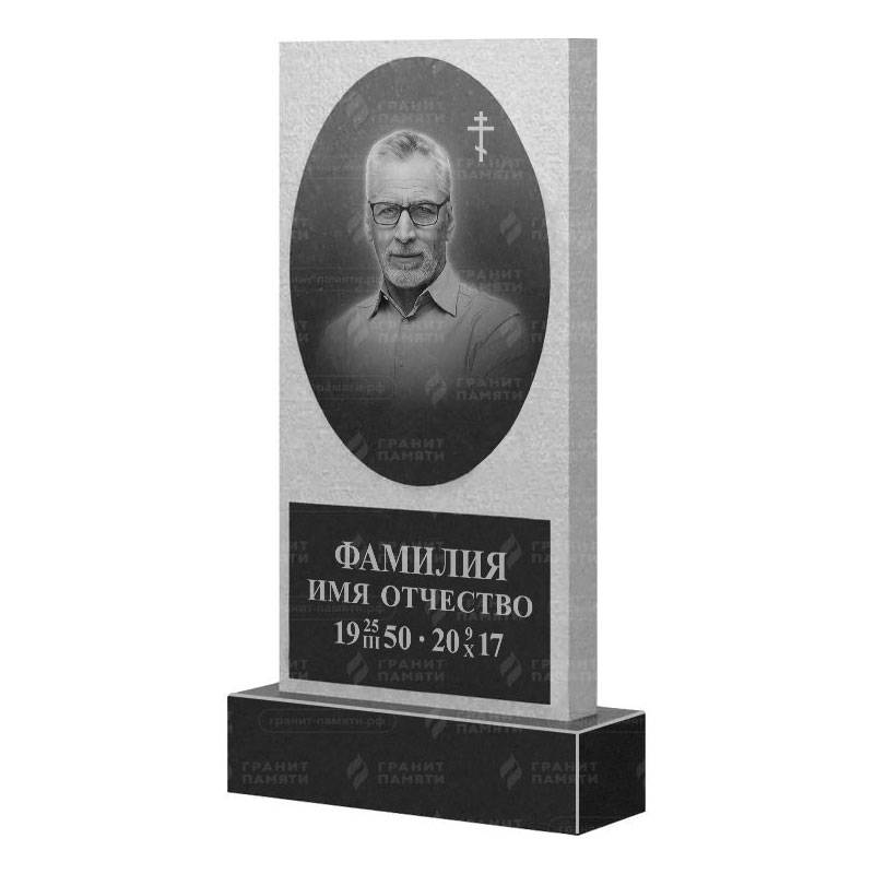 Памятники из гранита вертикальные в&nbsp;Барнауле | Гранитный памятник ФГ-166