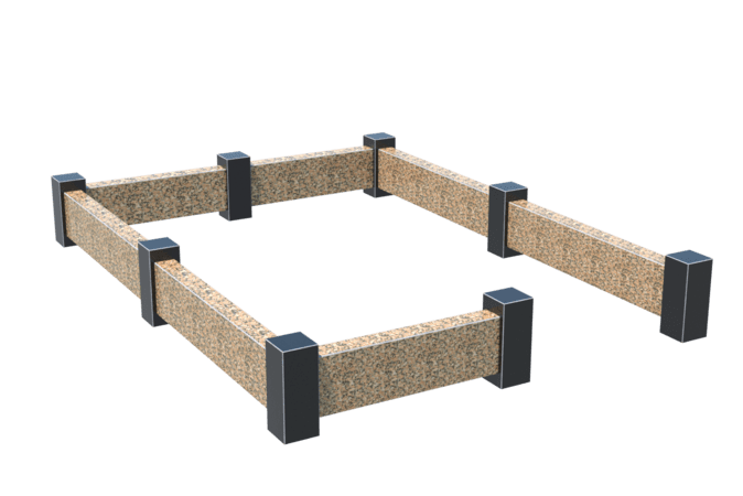 Цоколи на могилу в&nbsp;Барнауле | Цоколь на могилу №0037