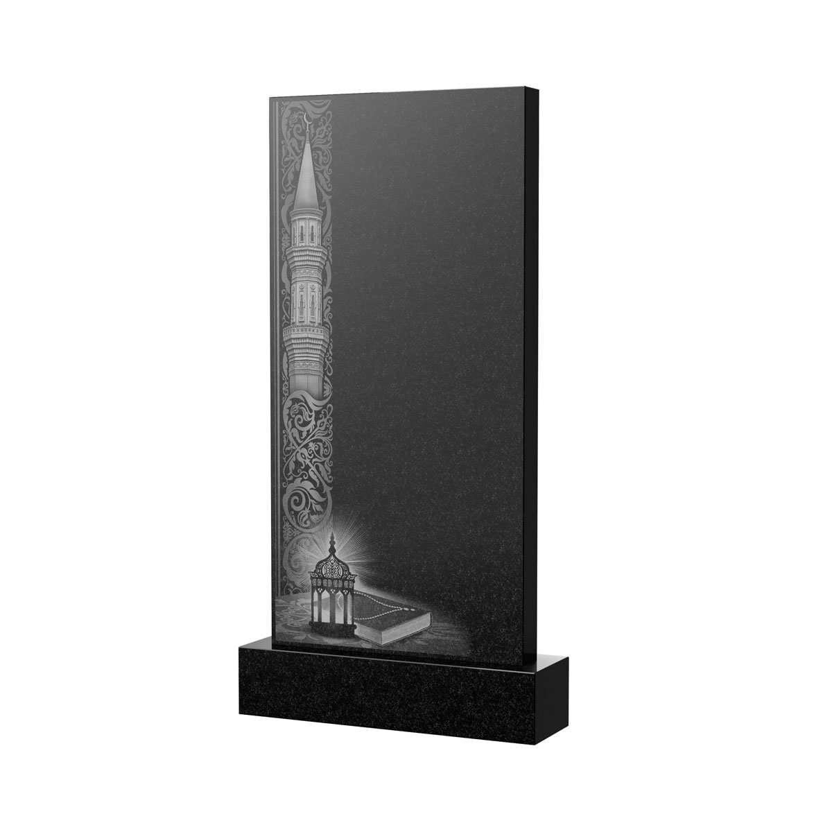 Художественное оформление памятника в&nbsp;Барнауле | Художественное оформление на гранитную стелу, рисунок ВХО-038