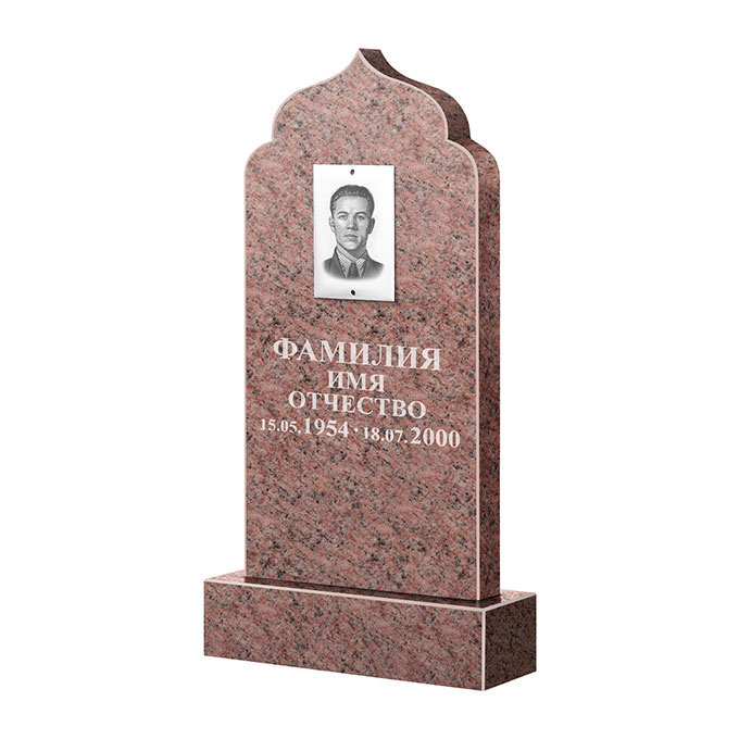 Гранитные памятники в&nbsp;Барнауле | Памятник из гранита Розалия Pink ФГЦ-037
