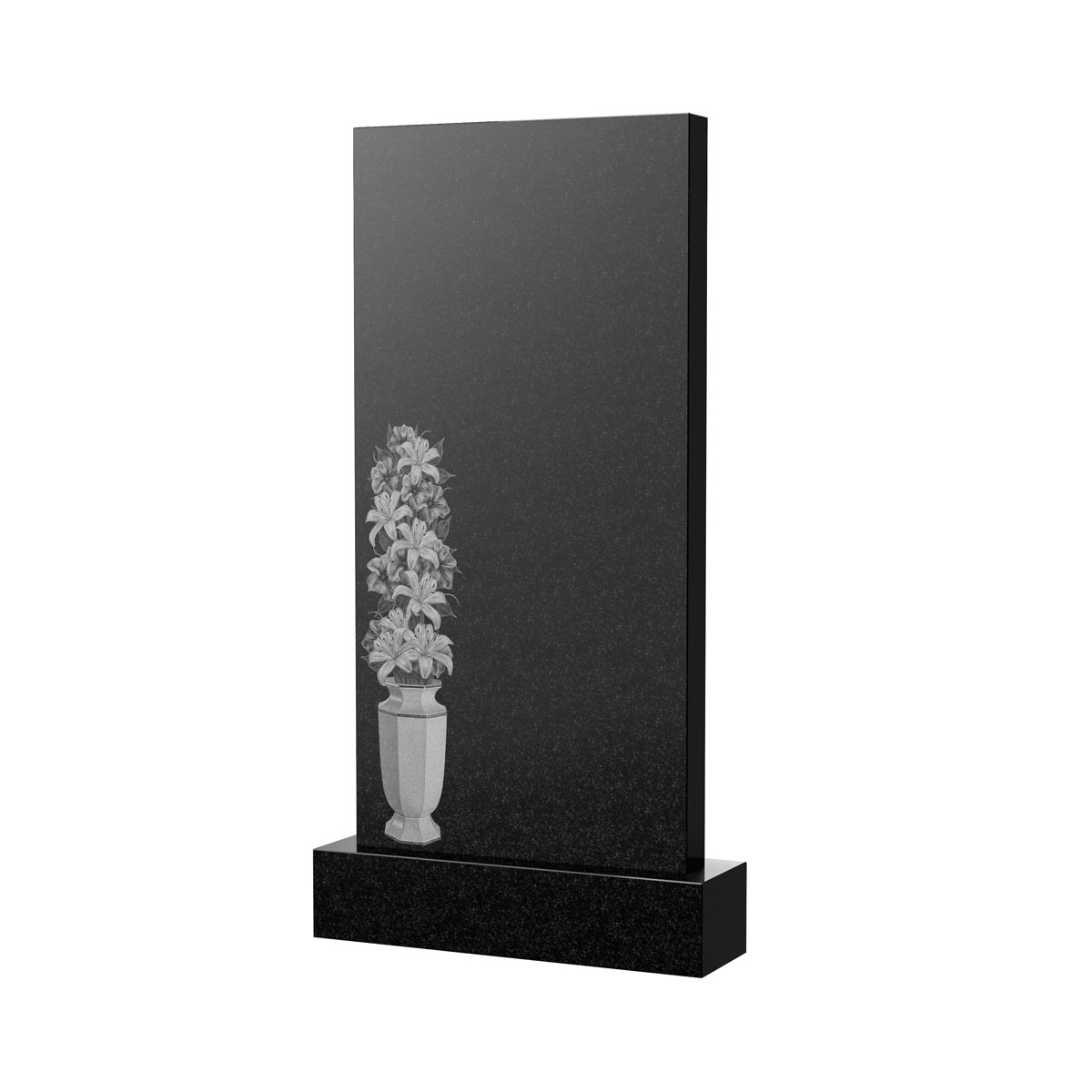 Художественное оформление памятника в&nbsp;Барнауле | Художественное оформление на гранитную стелу, рисунок ВХО-057