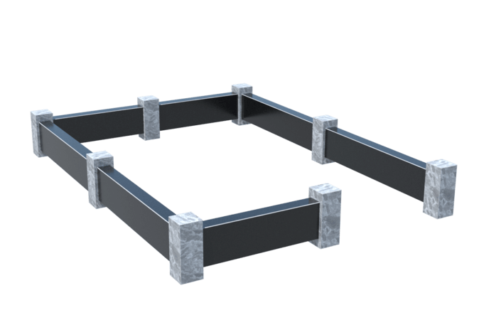 Цоколи на могилу в&nbsp;Барнауле | Цоколь на могилу №0032