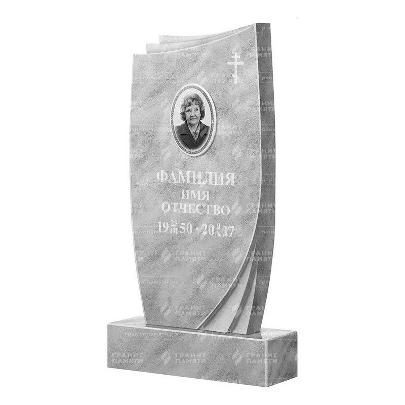 Памятники из мрамора в&nbsp;Барнауле | Мраморный памятник ФМ-057