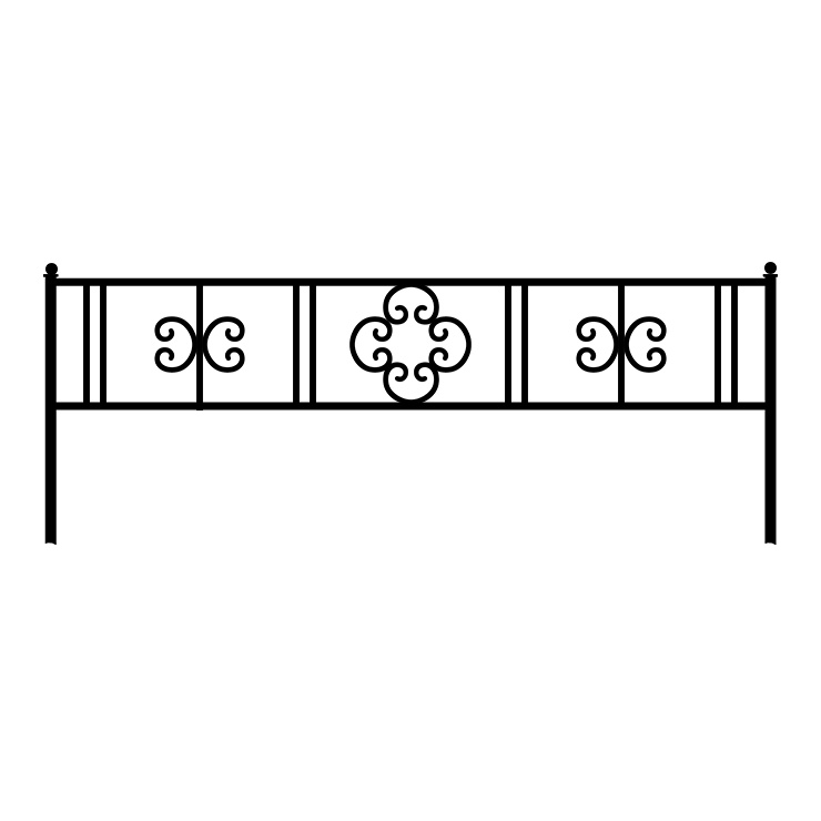 Кованые изделия в&nbsp;Барнауле | Кованая оградка ОГ.006
