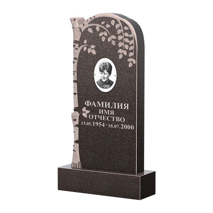 Гранитные памятники в&nbsp;Барнауле | Памятник из гранита Карел Brown ФГЦ-091
