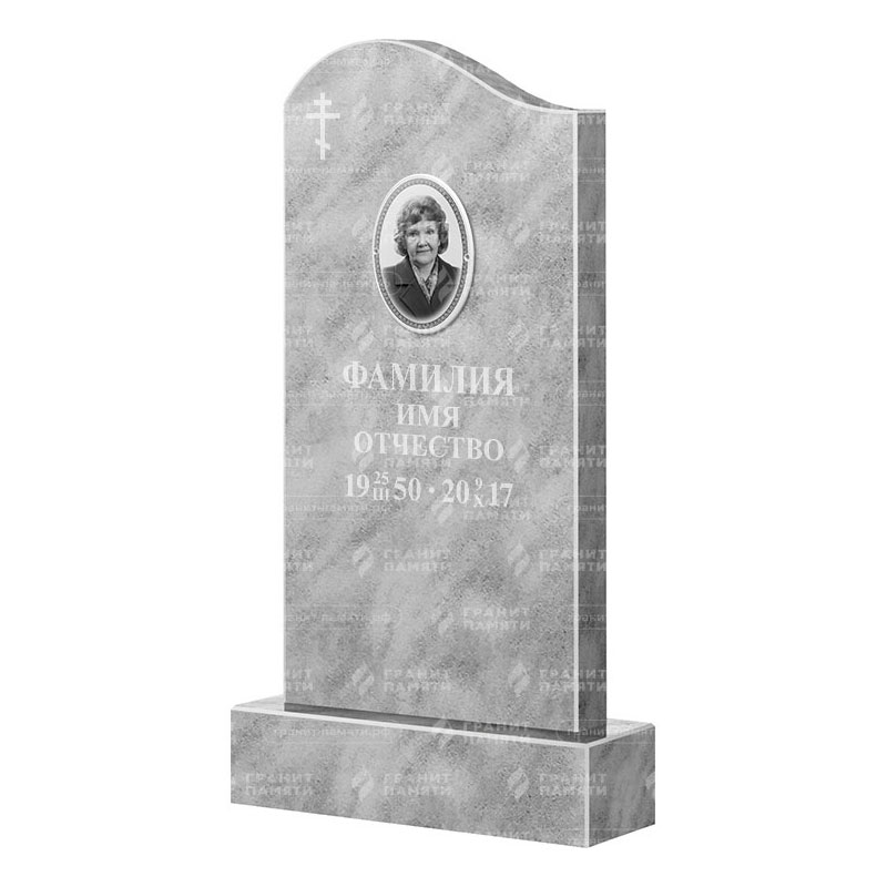 Бюджетные памятники в&nbsp;Барнауле | Мраморный памятник ФМ-030