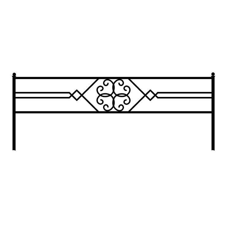 Кованые изделия в&nbsp;Барнауле | Кованая оградка ОГ.003