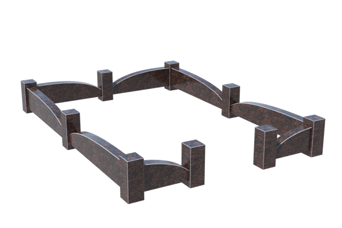 Цоколи на могилу в&nbsp;Барнауле | Цоколь на могилу №0043