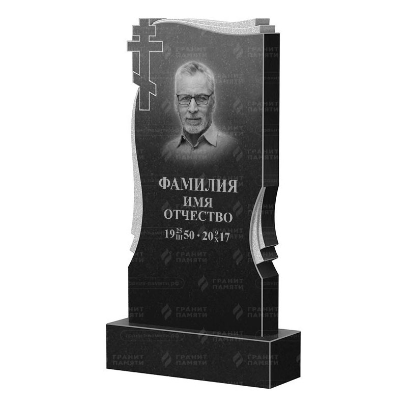 Памятники из гранита вертикальные в&nbsp;Барнауле | Гранитный памятник ФГ-185