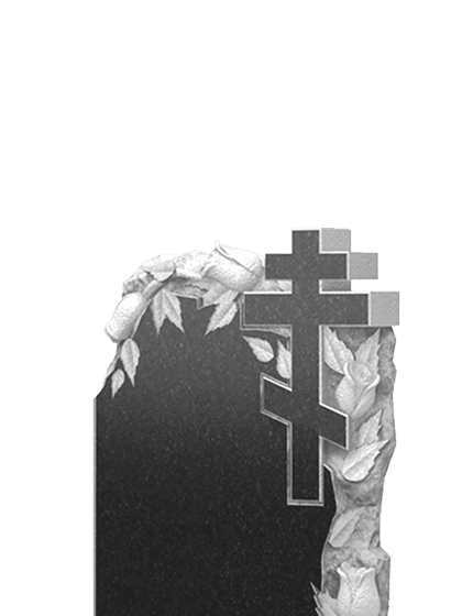 Памятники из гранита с цветами в Барнауле